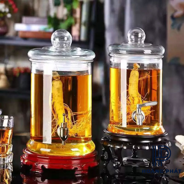 Bình Thủy Tinh Ngâm Rượu 6 Lít