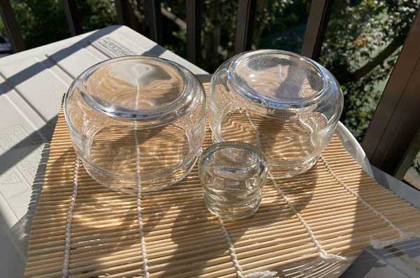 Cách làm khô chai thủy tinh